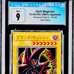 YuGiOh CGC Japanese Promo P4-02 Dark Magician Card Graded Mint 9